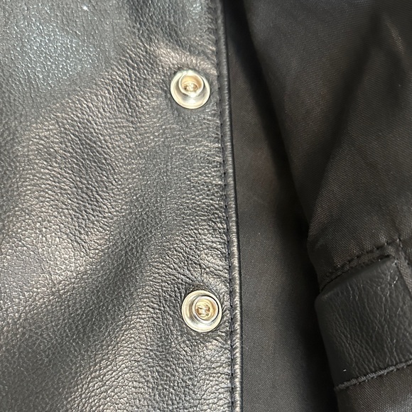 Vintage 90’s Men's Black Leather Harley-Davidson Vest Sz L - Picture 10 of 10